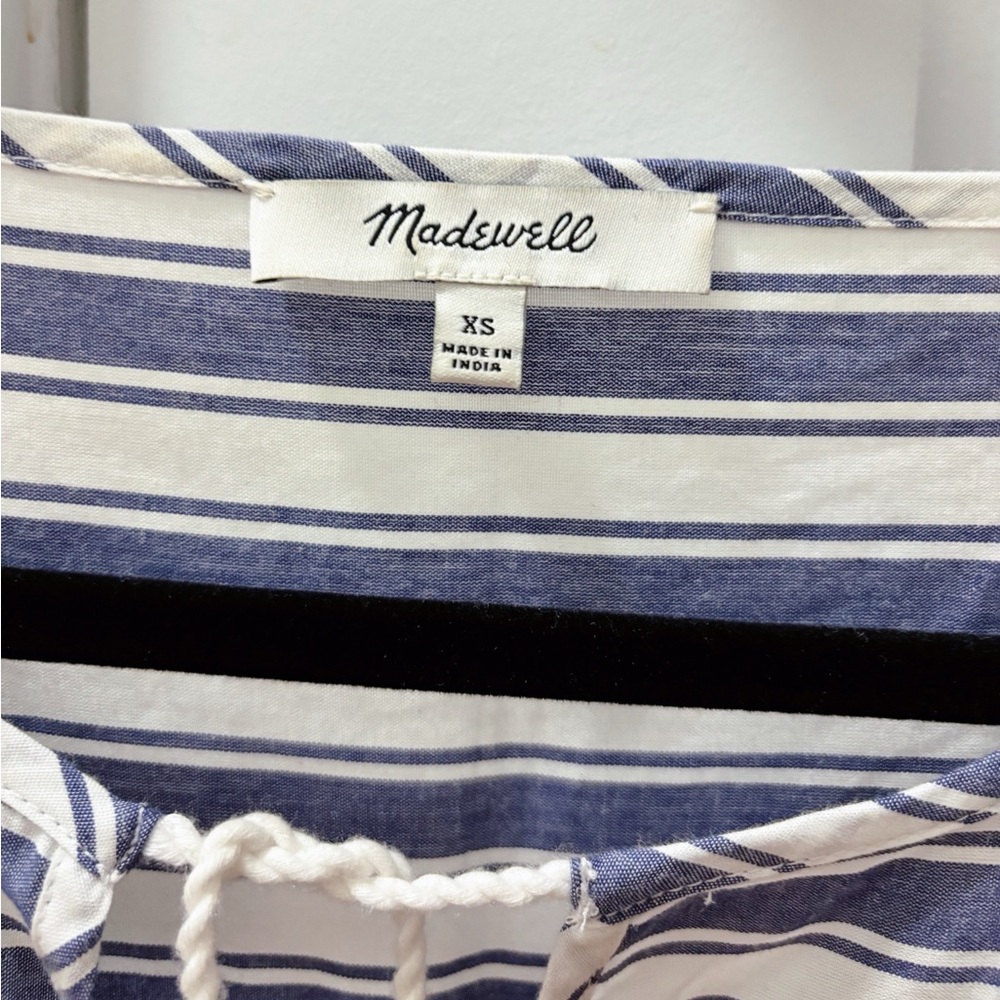 NWOT • Madewell • peasant top in shea stripe - Picture 7 of 12